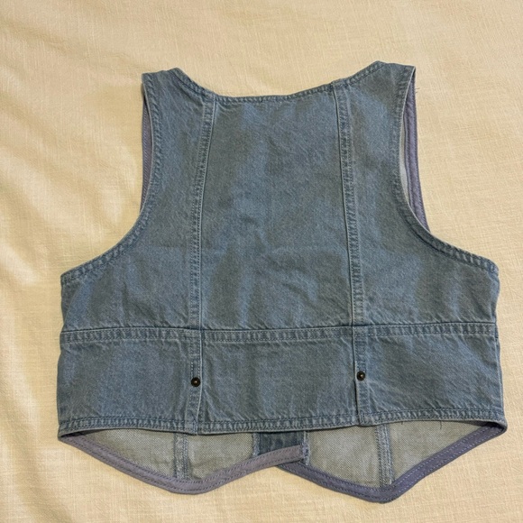 Free People Scout Denim Vest - Picture 7 of 9